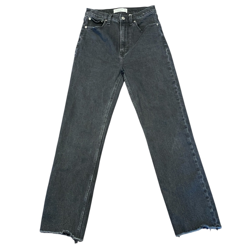 Abercrombie & Fitch Black High Rise Ankle Jeans Size 26 Stretch
